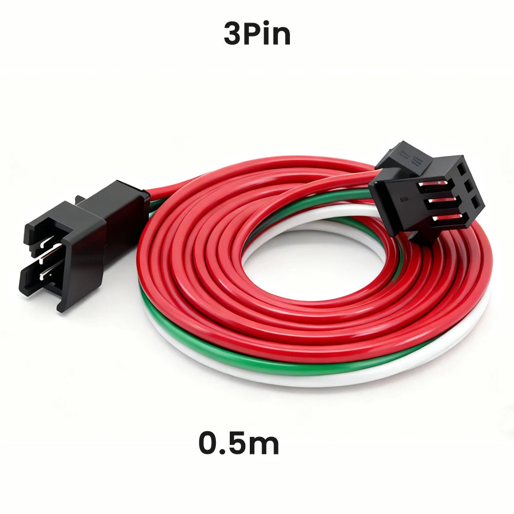 LED Extension Cable 22AWG Electric Wire 2Pin 3Pin 4Pin 5Pin Male Female JST Connector for WS2811 WS2812 WS2813 Strip