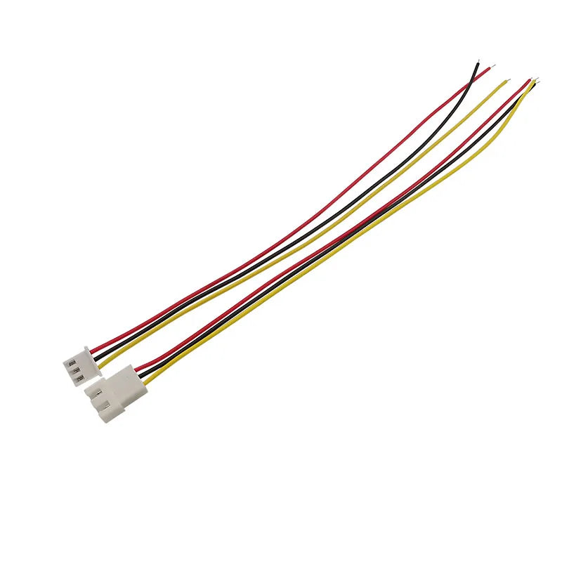 10Pcs/lot JST XH2.54 3 Pin Male Plug / Female Socket Connector XH 2.54mm Pitch 3P Docking Terminal with Wire Cable 26AWG 20CM