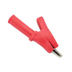 5Pcs 10mm Crocodile Clips with 4mm Banana Jack Socket, Electrical Test Clamp for Multimeter Power Testing