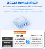 LLCC68 LoRa Wireless Module 868Mhz 915Mhz 433 475Mhz DX-LR20 22dBm 8KM Long Range SMD RF Module Power Supply