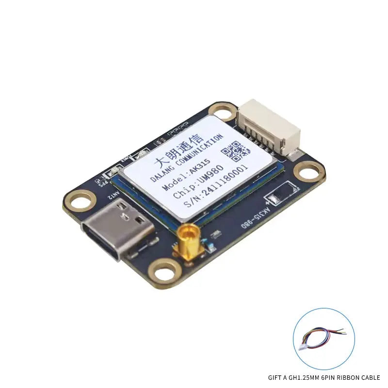 RTK Differential Gypsophila High-Precision UM980 Module GNSS Full-System Full-Frequency Centimeter-Level Low-Power GPS Module