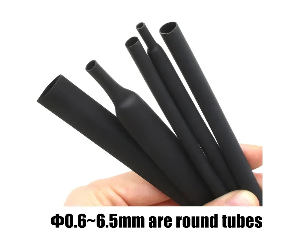 1~50m 2:1 Heat Shrink Heatshrink Tube Clear Diameter 0.6mm ~ 150mm Wire Repair DIY Cable Protecctor Sleeving Wrap Tubing