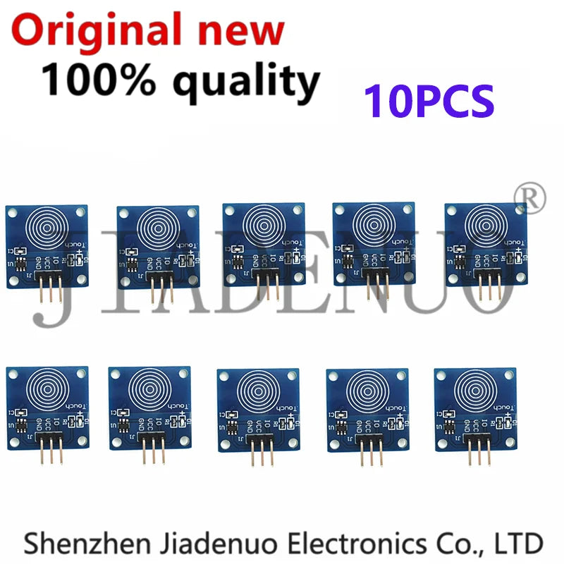 1-10pcs TTP223 Touch Switch Module TTP223B 1 Channel Jog Digital Capacitive Touch Sensor for Arduino DIY KIT