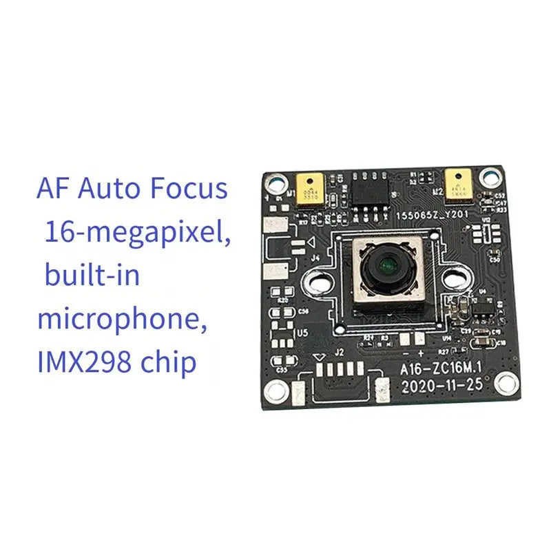 【BRILLIANT 】IMX298 16MP Camera Module 1/2.8" Cmos Sensor 4656X3496 DFOV 123° Auto Focus HD USB Output