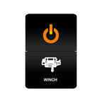 Car Push Switch Dual ON OFF Button Led Bar Roof Lights Fog Spot Driving Lights Button For Toyota 4Runner Hilux RAV4 Prado Camry