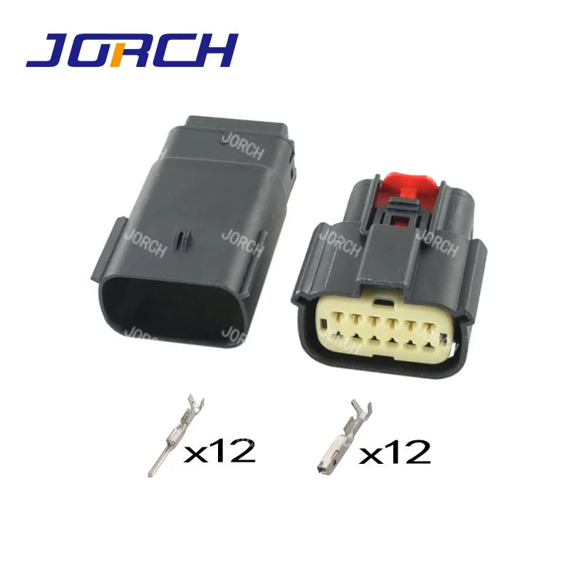 33482-1201 33472-1201 Molex MX 150 Male Female Connector 12 Pin Black Housing Receptacle Plug
