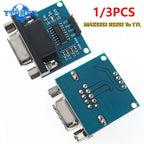 1/3pcs MAX3232 Module RS232 To TTL Serial Port Converter Module Female DB9 Connector MAX232 Chip for Arduino