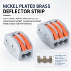 55PCS/100Pcs Electrical Wire Connector Kit 2/3/4/5 Port Lever Compact Splicing Terminal Block Reusable for Electrical Wiring