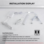Cabinet LED Lighting Lamp Strip Sensor Switch DC12-24V 5A Mini PIR/Touch/Sweep/Motion Electrical Switches DuPont Connector Cable