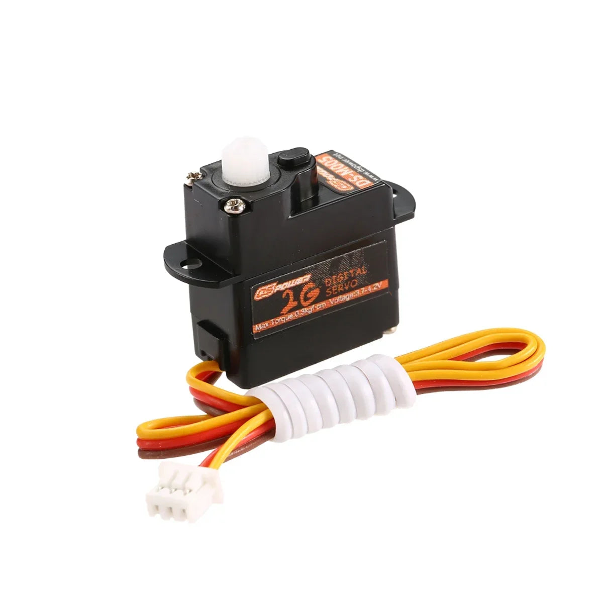 DSPOWER 2g Plastic/Metal Gear Motor Mini Micro Servos for RC Car Airplanes Fixed-wing Quadcopter Boat Plane Robot Wltoys Axial