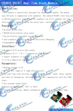 DS1302 / DS1307 / PCF8563 / DS3231 AT24C32 I2C IIC Memory 3.3V-5V Real Time Precision RTC Clock I2C Module DS3231SN for Arduino