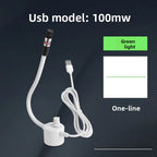 USB Laser Positioning Light Adjustable Red Green with Magnetic Base DC5V Line Cross for Cutting Sewing Machine Accessories
