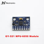 1/3/5/10PCS GY-521 MPU6050 6DOF IMU Module 3 Axis Accelerometer Gyroscope Sensor I2C for Arduino ESP32 Raspberry Pi