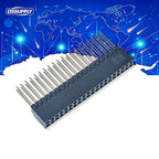1PCS 2.54mm 2x10P/20P/32P/40 Pin Female Stacking Header Connector Dual Row 2*10P 2*20P 2*32P 2*40P PC104 For Raspberry Pi 2