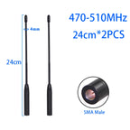 Support Custom 2PCS 433MHz Soft Antenna 400-450MHz 470-510MHz Whip Antenna Omni High Gain LORA Gateway Remote Control Antenna