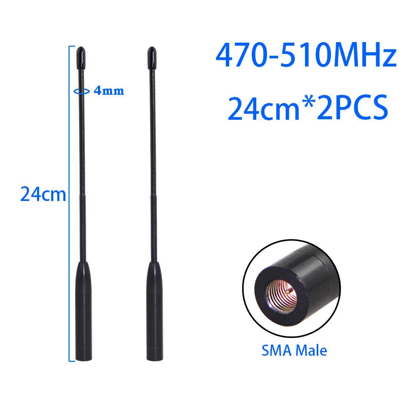 Support Custom 2PCS 433MHz Soft Antenna 400-450MHz 470-510MHz Whip Antenna Omni High Gain LORA Gateway Remote Control Antenna