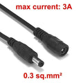 20/22AWG 12V DC Power Cable Male Female Plug 5.5 2.1mm Power Adapter Extension Cable For Camera CCTV Led Strip Light Connect