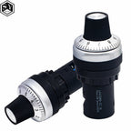 LA42DWQ-22-Pro 1K 2K 5K 10K 20K 50K 100k 200k 500K  22mm Diameter Pots Rotary Potentiometer Resistance Switch for arduino