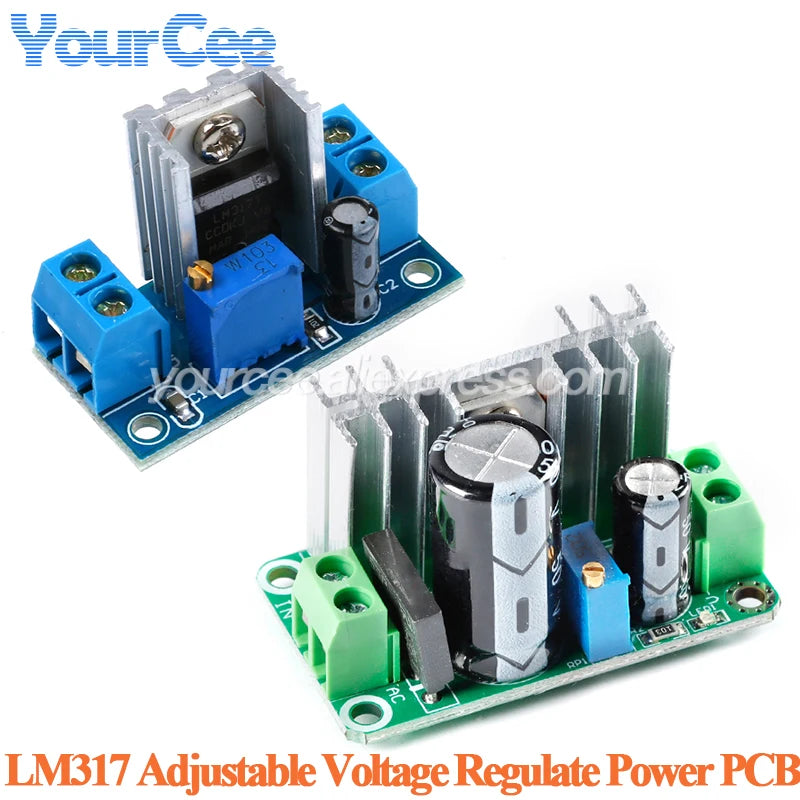 LM317 DC-DC Converter Buck Step Down Circuit Board Module Linear Regulator LM317 Adjustable Voltage Regulator