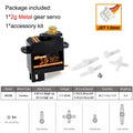 DSPOWER 2g Plastic/Metal Gear Motor Mini Micro Servos for RC Car Airplanes Fixed-wing Quadcopter Boat Plane Robot Wltoys Axial