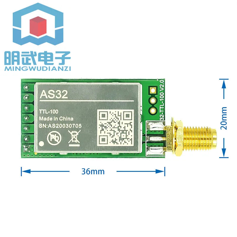 SX1278/SX1276 Wireless module|433MHZ Wireless Serial port|LORA Spread Spectrum 3000m UART Interface