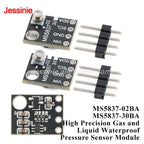 2pcs/1pc MS5837 02BA 30BA High Precision Gas/Liquid Waterproof Pressure Sensor Module  300~1200mbar 0~30bar I2C Communication
