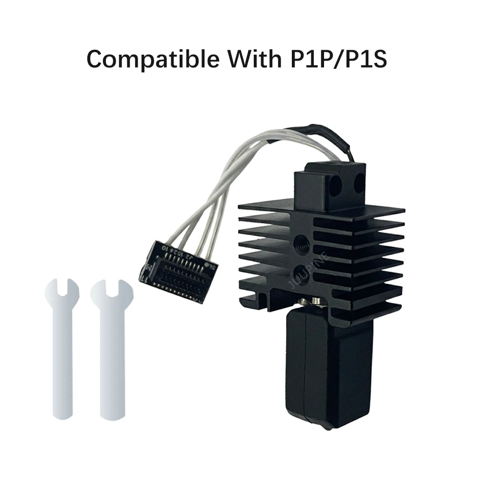 V2 Hotend Assembly For Bambu Lab P1S X1 X1C P1P With Heater Cartridge Thermistor 0.4 Nozzle Bambulab Hot end Extruder Accessorie