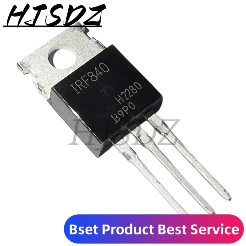 10PCS/LOT IRF840 IRF840PBF IRF510N IRF520N IRF530N IRF540N IRF630N IRF640N IRF730 IRF740 IRF830 IRF840 MOS TO220 original nuevo