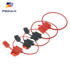Medium Car Waterproof Fuse Holder Socket 32V 18/16/14/12/10 AWG Auto Motorcycle Motorbike Blade Fuse 1A 2A 3A 4A 5A 7.5A 10A 15A