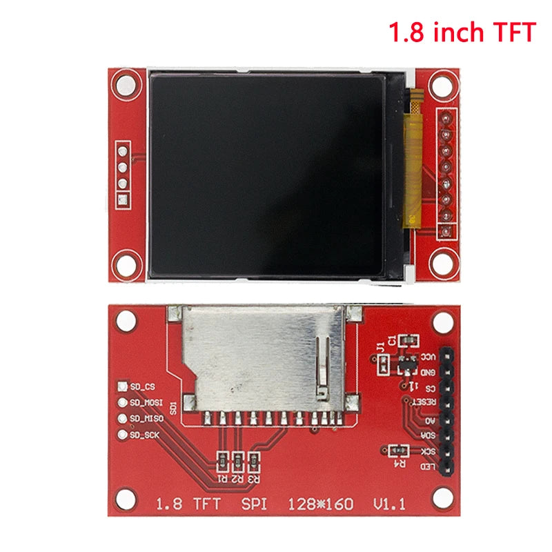 TFT Display 0.96/1.3/1.44/1.77/1.8/2.4/2.8 inch IPS 7P SPI HD 65K TFT Full Color LCD Module ST7735 Drive IC 80*160  For Arduino