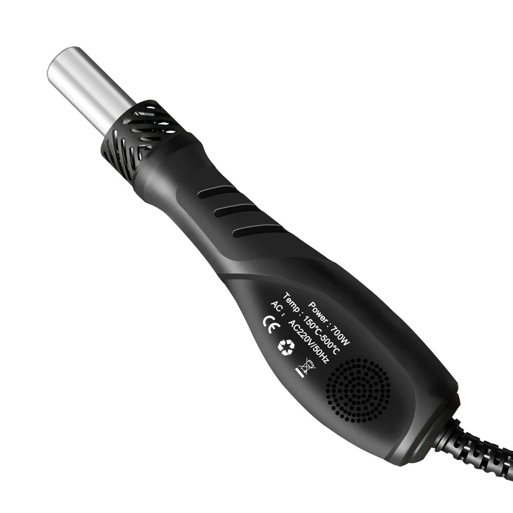 700W Micro Hot Air Gun Temp Adjusted C/F Soldering Rework Welding Station LCD Digital Heat Gun BGA IC Solder Tools auto sleep