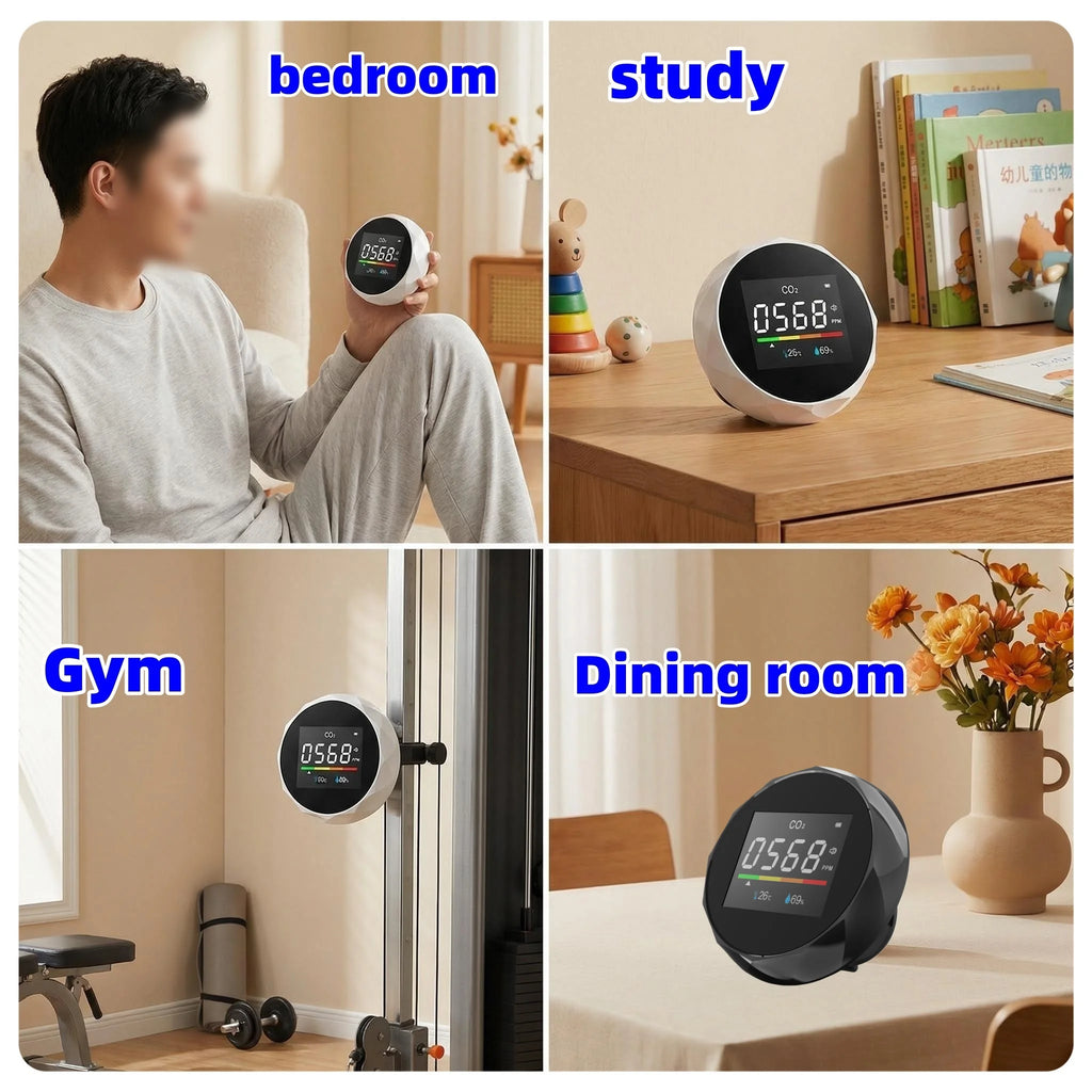 2C06, CO2 (NDIR) infrared high-precision sensor air quality detector, temperature and humidity detector