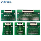 FC/FPC 6-80P to 2.54mm DIP Adapter Board 0.5mm Pitch Flexible Flat Cable Breakout PCB Soldered FR4 Double-Sided Converter Module