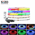 FCOB SPI RGBCCT WS2811 Dual IC Addressable 840 LED Strip Light Dream Color RGB+CW WW FOB High Flexible COB Lights 10mm DC24V