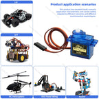 1/2/4/10pcs SG90 9G Micro Servo Motor 180 Degree Analog RC Servo Mini Steering Gear for Arduino Robot Car Airplane Toy DIY