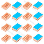 WE DO HEATSINK Small Tiny Useful Pure Copper Heat Sink Without or With Thermal Pad For Raspberry Pi Banana Pi IC Chipset Package