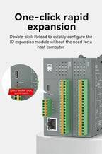 RS485 RJ45 DI/DO/AO/AI Distributed Remote IO Module CDEBYTE M31-U Series Modbus NEW Version Support PNP NPN DIP Free Splicing