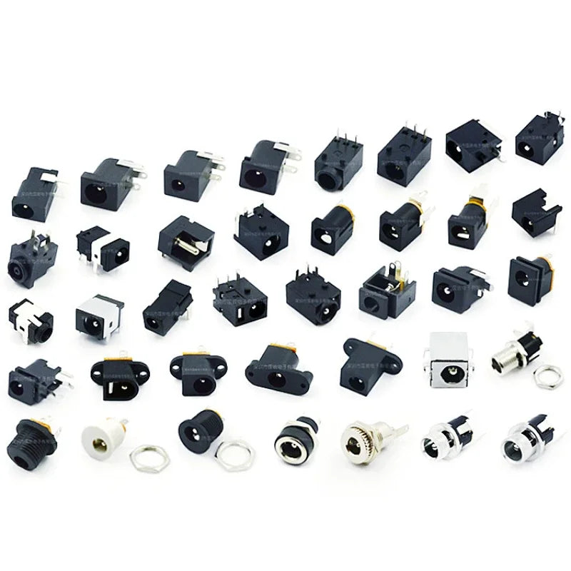 DC002/004/DC005/015 Power Socket 3.5x1.3mm 5.5x2.1mm 5.5x2.5mm DC Power Socket USB Three-Leg Direct Plug Socket Female Connector
