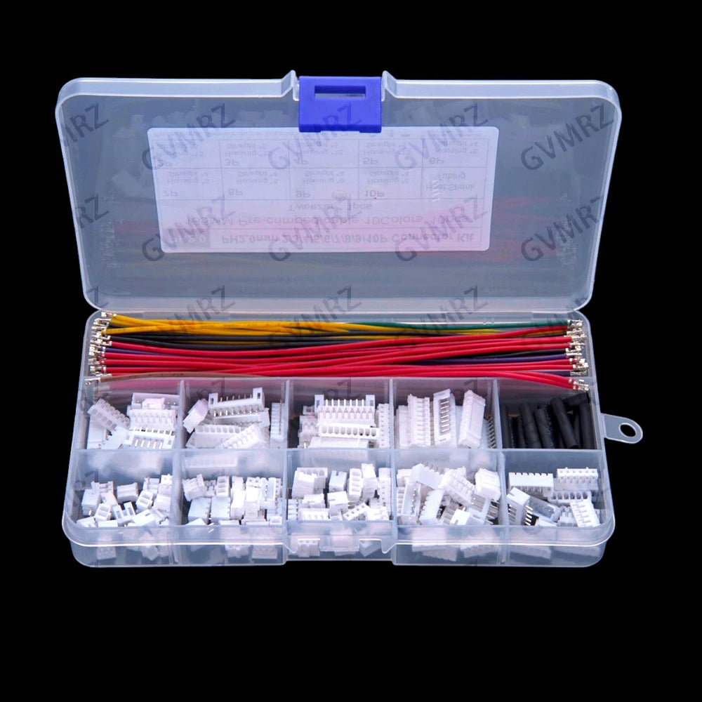 2.0mm 2-10Pin PH Connector Socket Kit with Pre-Crimped Soft silicone Wire 2/3/4/5/6/7Pin Housing Male Female JST Adapter Cable