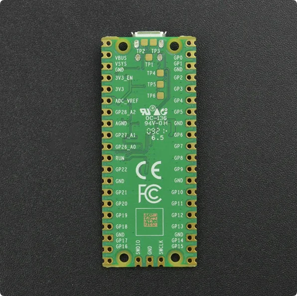 Raspberry Pi Pico | RP2040 Microcontroller | Dual-Core ARM Cortex-M0+ | 2MB Flash | 26x GPIO | MicroPython & C Support