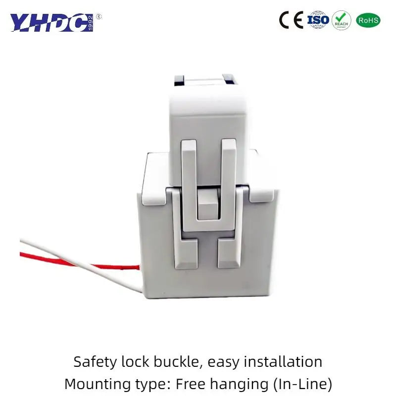 YHDC Split Core Current Transformer SCT006 Rated Input 1A/5A/10A/20A Output 1mA/2.5mA/5mA/10mA/20mA/25mA Accuracy 1%/0.5%