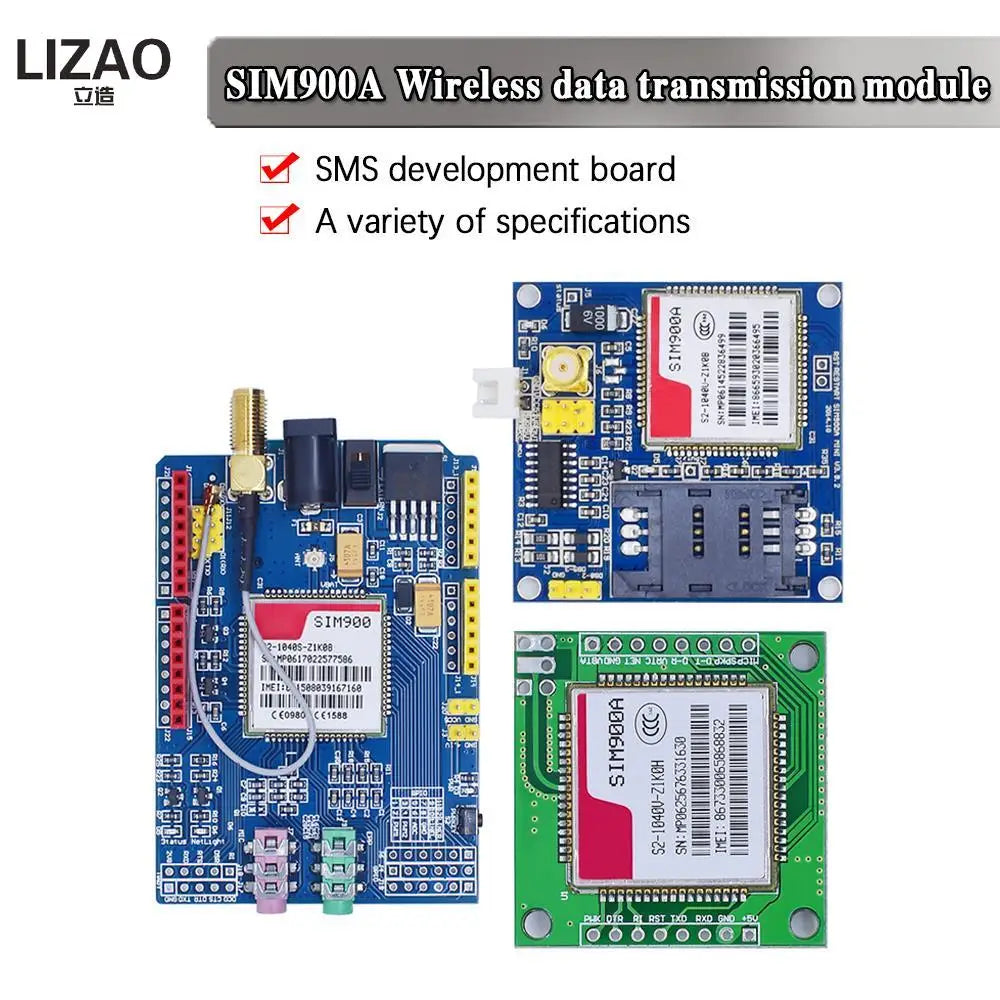 SIM900A SIM900 V4.0 Kit MINI Wireless Extension Module GSM GPRS Board Antenna Tested Worldwide Store for arduino