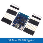 ESP8266 D1 Mini Pro WiFi Development NodeMcu Lua ESP-12F CH340G Type-c Micro SD/TF SHT30 Proto Board Dual Base for WeMos DIY Kit