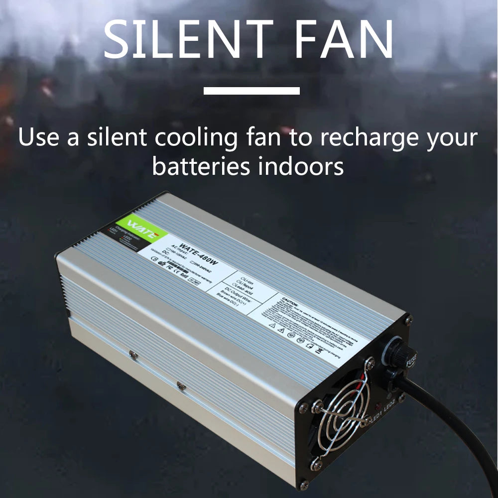 84V 5A Lithium Battery Charger For 72V / 74V / 20S Li-Ion Lipo Battery Pack   Global certification