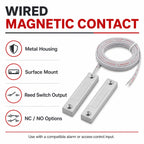 2 Pairs MC-51 MC-52 MC-56 MC-58 Wired Magnetic Door Window Contact Sensor NC NO Reed Switch for Metal Gate Security Alarm System