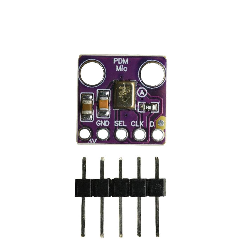 MP34DT01/MP34DT05 Digital MEMS Microphone Module – PDM Output, 64dB SNR, 20Hz-20kHz for STM32 Raspberry Pi
