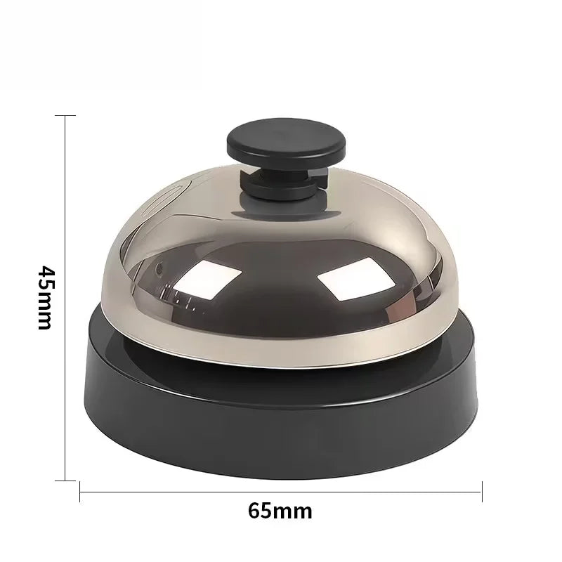 1pcs Metal Buzzer & Hand Bell Set, Pet Call Button, Manual Service for Training Classroom