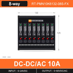 ENMG PLC Interface Module RT- PMN - Solid State Relay (SSR) Module for DC-Controlled AC Loads, DC Power Operated Flame Retardant
