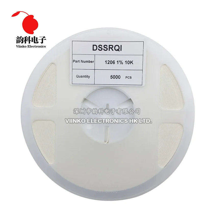 5000pcs 1% 1206 SMD resistor 0R ~ 10M 1/4W 0 0.1 1 10 100 150 220 330 ohm 1K 2.2K 4.7K 10K 100K 1R 10R 100R 150R 220R 330R 1M