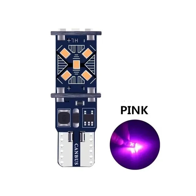 2/10 PCS Super Bright T10 W5W LED Bulbs Canbus 12/24V 7000K White Car Interior Dome Maps Trunk License Plate Wedge Side Lights